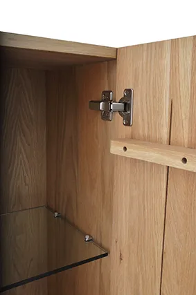 Wiesbaden Vision OAK kolomkast met 2 deuren 160x35x35 - Afbeelding 2