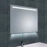 Wiesbaden Ambi one spiegel rechthoek met LED, dimbaar en spiegelverwarming 80 x
