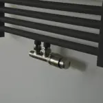 Wiesbaden set thermostatisch onderblok haaks-rechts geborsteld staal