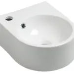 Wiesbaden Erato fontein 34 x 27,5 x 12 cm keramiek glans wit