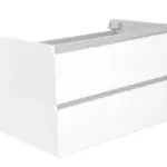 Wiesbaden Vision onderkast met 2 laden 80 x 46 cm glans wit