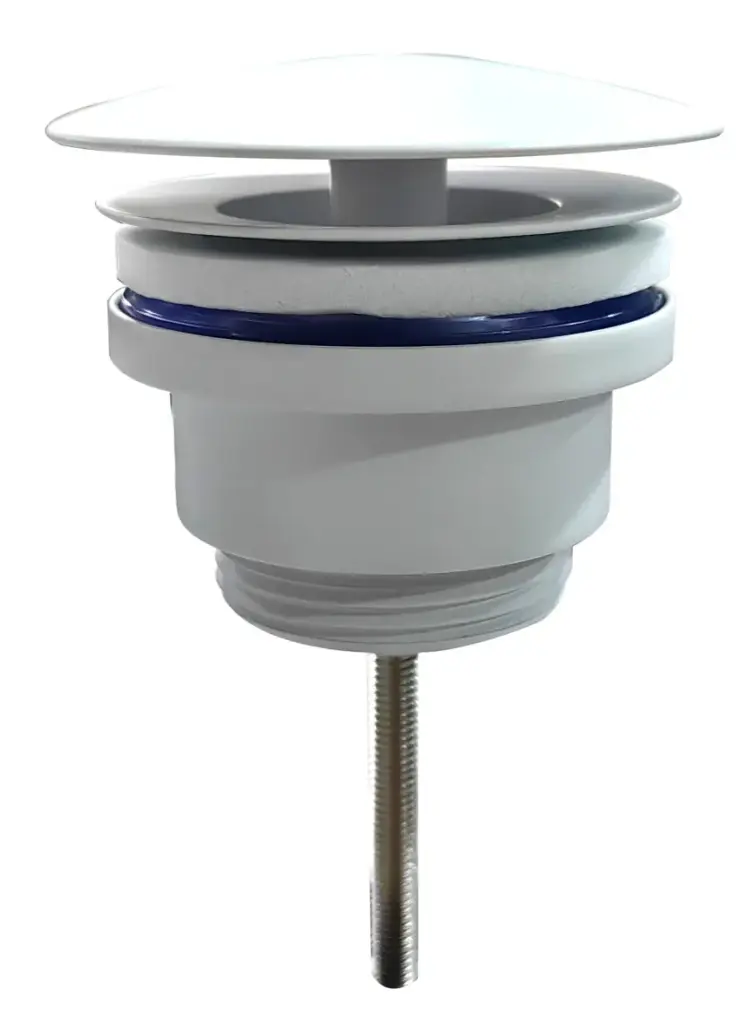 Wiesbaden UniMatch open afvoerplug 5/4''glans wit