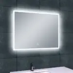 Wiesbaden Quatro spiegel rechthoek met LED, dimbaar en spiegelverwarming 80 x 60