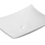 Wiesbaden Scala waskom rechthoekig 56 x 37 x 10,5 cm keramiek glans wit