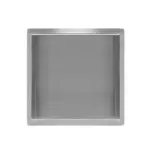 Wiesbaden Demis inbouwnis 30 x 30 x 10 cm RVS