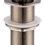 Wiesbaden UniMatch clickwaste afvoerplug verlengd 5/4" geborsteld staal