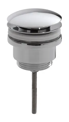 Wiesbaden UniMatch clickwaste afvoerplug 5/4" chroom