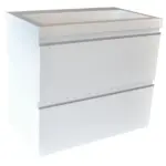 Wiesbaden Shall onderkast 60 x 36 cm glans wit