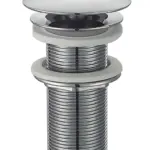 Wiesbaden UniMatch open afvoerplug verlengd 5/4" chroom