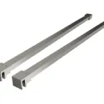 Wiesbaden Slim set stabilisatiestangen 120 cm voor vrijstaande inloopdouches chr