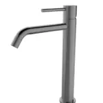 Wiesbaden Style XL wastafelkraan hoog gunmetal PVD