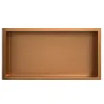 Wiesbaden Demis inbouwnis 30 x 60 x 7 cm geborsteld brons koper PVD