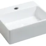 Wiesbaden Leto fontein 33,5 x 29 x 11,5 cm keramiek glans wit
