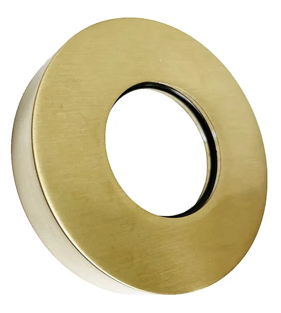 Wiesbaden UniMatch sifon rozet 32 mm x 65 mm geborsteld messing PVD - Afbeelding 2