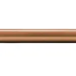 Wiesbaden UniMatch sifon verlengbuis 20 cm met kraag geborsteld brons koper PVD
