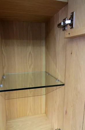 Wiesbaden Vision OAK kolomkast met 2 deuren 160x35x35 - Afbeelding 5
