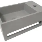 Wiesbaden Julia fontein rechts 35 x 20 x 16 cm solid surface betonlook