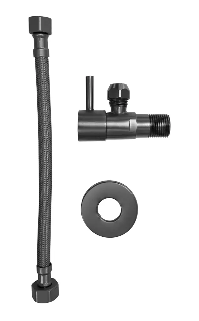 Wiesbaden Minimal hoekstopkraan 1/2"x3/8" met flexibele aansluiting
