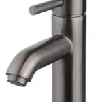 Wiesbaden Caral Cadans wastafelkraan laag gunmetal PVD