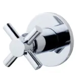 Wiesbaden Cross stopkraan inbouw 1/2'' chroom