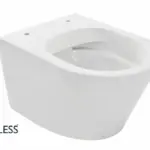 Wiesbaden Vesta junior wandcloset rimless verkort glans wit