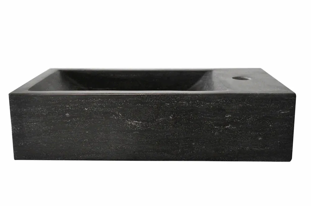 Wiesbaden Raw fontein rechts 40x22x10 cm hardsteen gezoet - Afbeelding 3