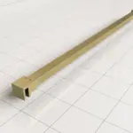 Wiesbaden Slim stabilisatiestang 120 cm geborsteld messing