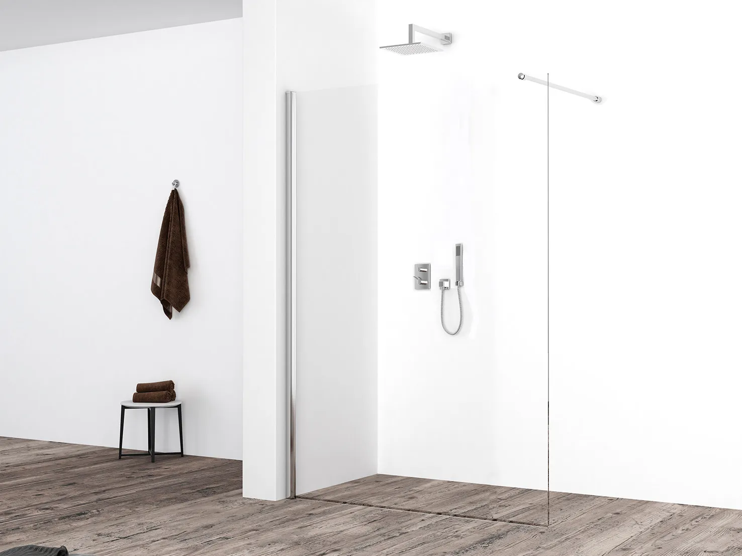 Wiesbaden Eco inloopdouche 1200 x 2000 x 8 mm nano helder glas/chroom