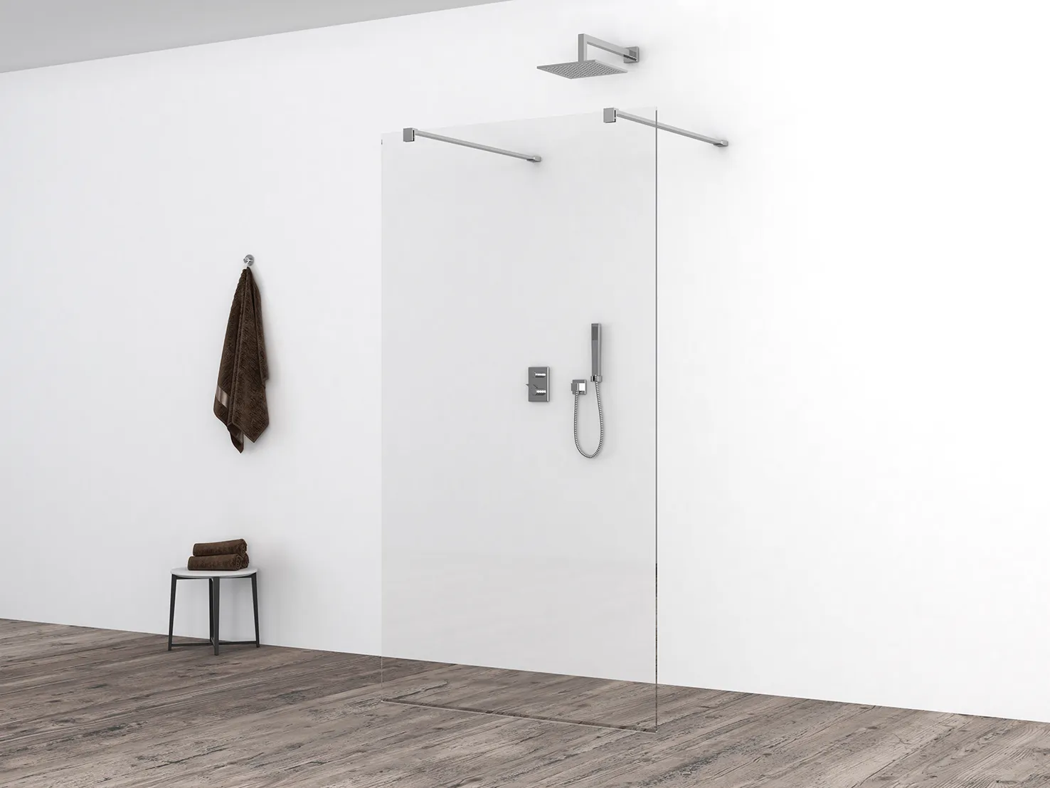 Wiesbaden Slim glasplaat 1050 x 2000 x 8 mm nano helder glas