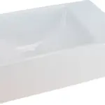 Wiesbaden Rhea XXS fontein zonder kraangat rechts 30,5 x 18 x 11 cm keramiek gla