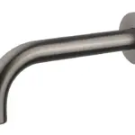 Wiesbaden Caral baduitloop rond 20 cm 1/2" gunmetal PVD
