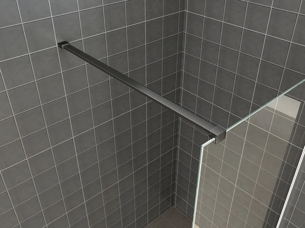 Wiesbaden Graffic inloopdouche 1000 x 2000 x 10 mm nano safety glass folie helde - Afbeelding 2