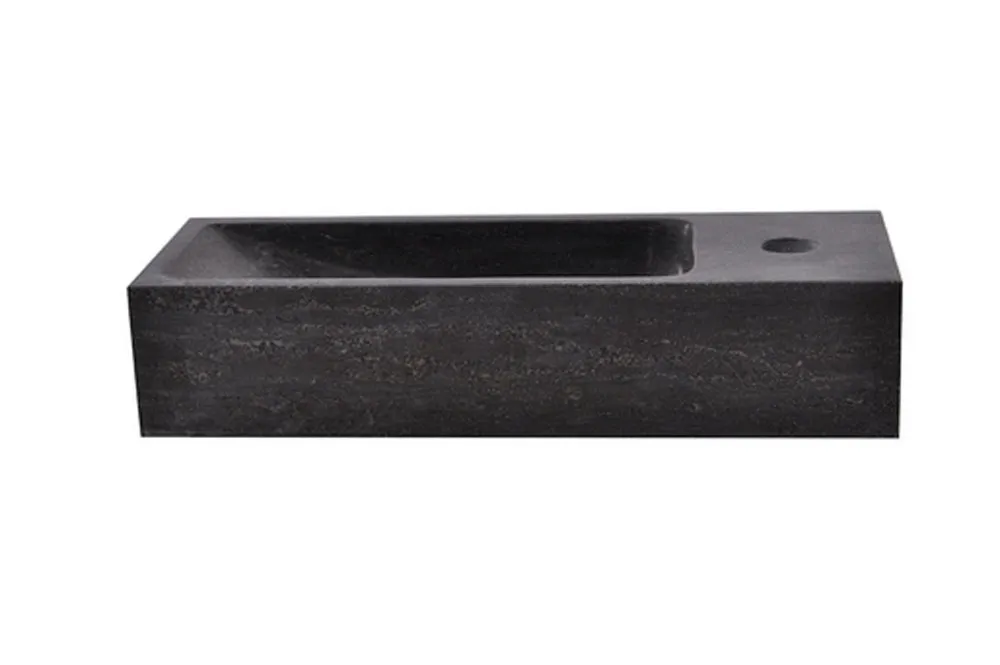 Wiesbaden Raw fontein rechts 38x14x8 cm hardsteen gezoet - Afbeelding 2