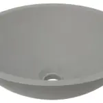 Wiesbaden Valerie waskom rond 43 x 13 cm solid surface betonlook