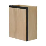 Wiesbaden Lotus fonteinkast 40x21,8 cm naturel eik/mat zwart