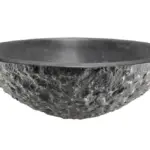Wiesbaden Raw waskom rond hamerslag 42x14 cm hardsteen gezoet