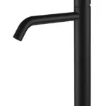 Wiesbaden Style XL wastafelkraan hoog mat zwart