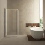 Wiesbaden Salone cabine met 1 draaideur 1000 x 1000 x 2000 x 8 mm nano helder gl