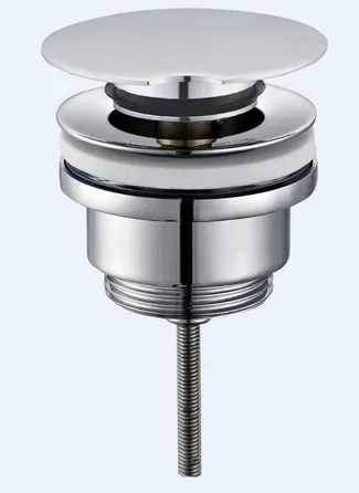 Wiesbaden Flowe draaiwaste afvoerplug 5/4" chroom - Afbeelding 2