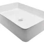 Wiesbaden Link opzetwastafel 35 x 50 x 12 cm keramiek glans wit