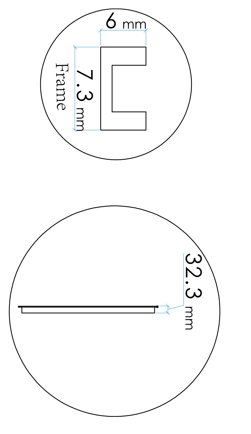Wiesbaden Novi spiegel rond met LED, dimbaar 60 cm geborsteld messing - Afbeelding 7