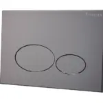 Wiesbaden X32 Metal drukplaat voor inbouwreservoir gunmetal PVD