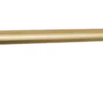 Wiesbaden UniMatch douchearm met muurbevestiging 45 cm geborsteld messing PVD