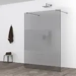 Wiesbaden Slim glasplaat 1200 x 2000 x 8 mm nano rookglas met melkglas middenban