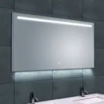 Wiesbaden Ambi one spiegel rechthoek met LED, dimbaar en spiegelverwarming 120 x