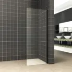 Wiesbaden Side zijwand voor nis schuifdeur 900 x 2000 x 8 mm nano helder glas/ma