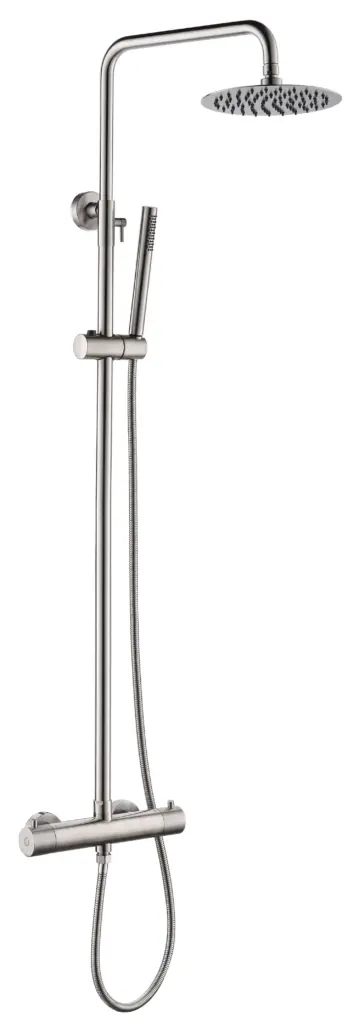 Wiesbaden Caral thermostatische opbouw doucheset met hoofddouche