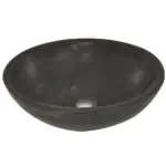 Wiesbaden Raw waskom rond 40x14 cm hardsteen gezoet