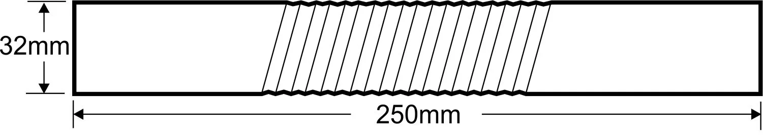 Wiesbaden chroom muurbuis recht buigbaar 32mm - Afbeelding 2