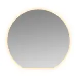 Wiesbaden Tramonto spiegel rond met LED, dimbaar en spiegelverwarming 120 x 112